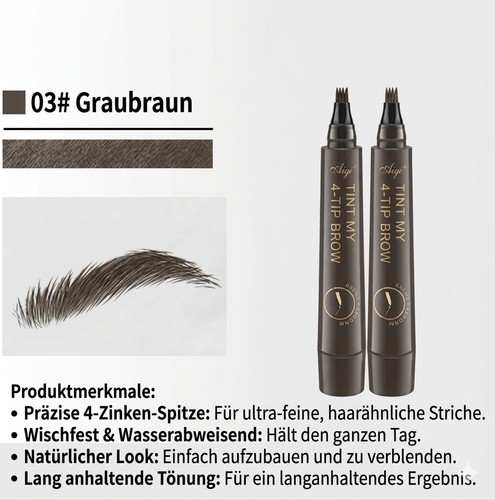 Augenbrauenstift wasserfest - 2x,